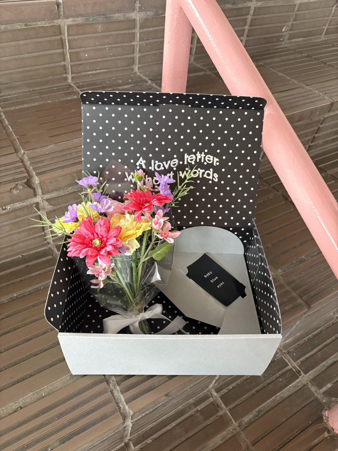 ⚫︎ドット⚫︎【造花】花束S