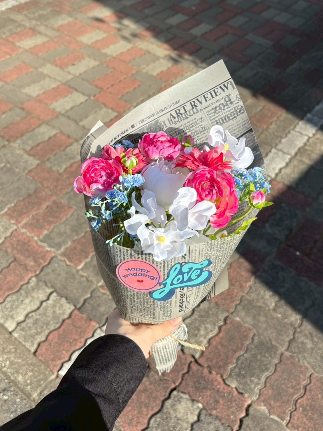 【造花】オーダーメイド花束L
