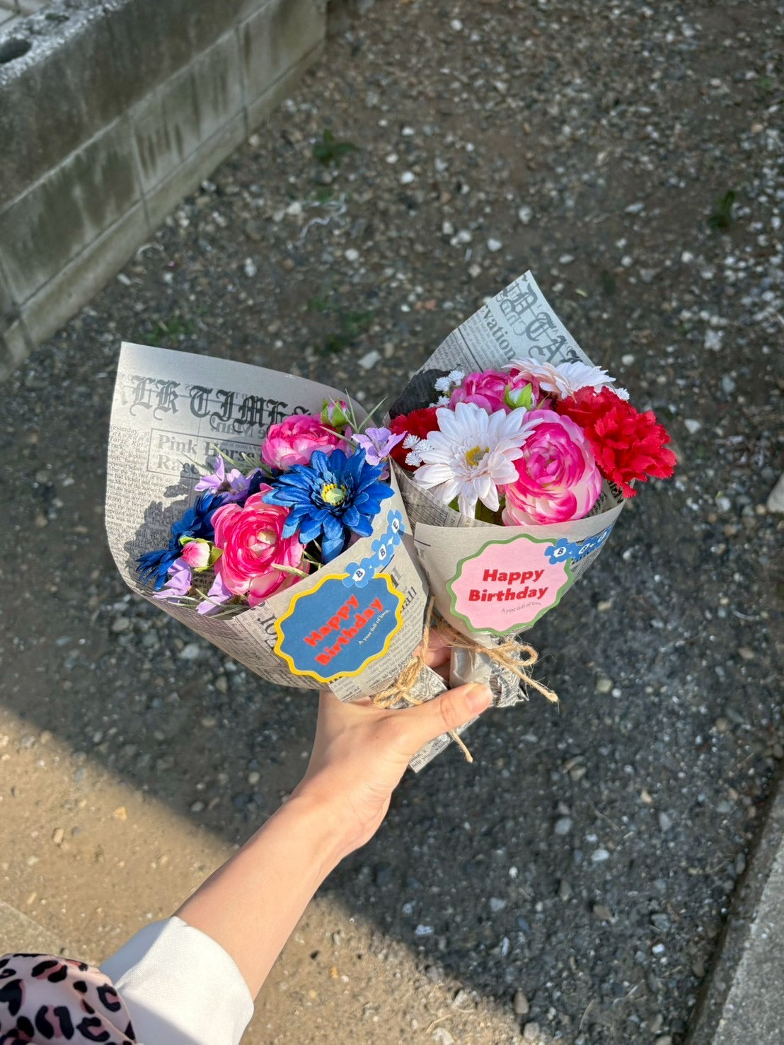 【造花】オーダーメイド花束S