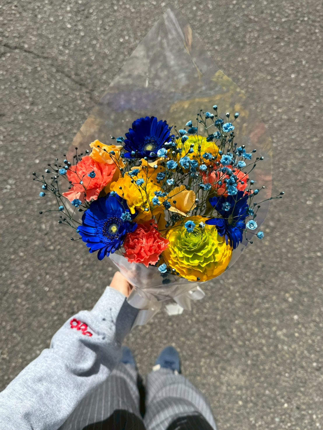 ⚫︎ドット⚫︎花束L