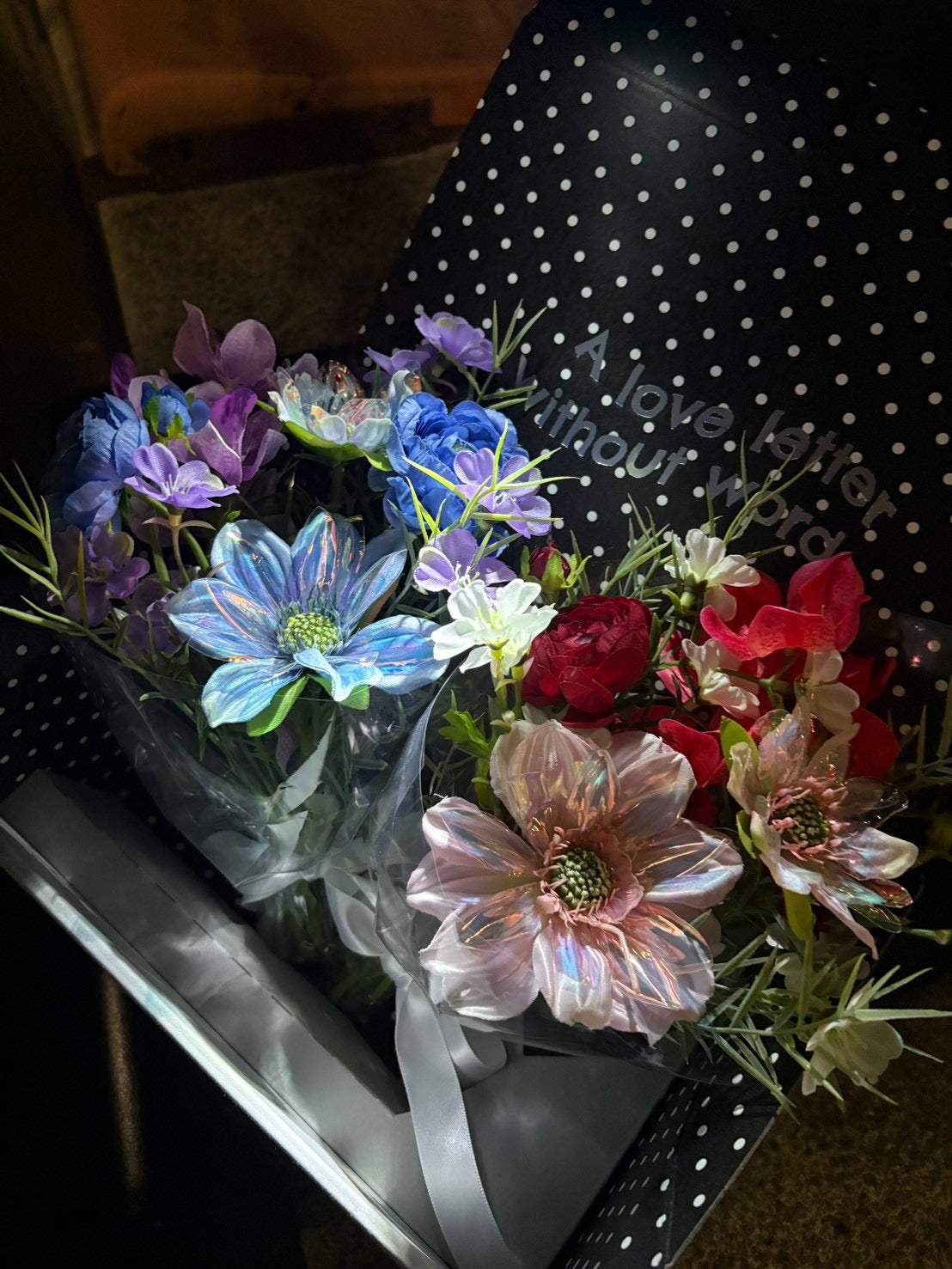 【造花】オーロラ花束S