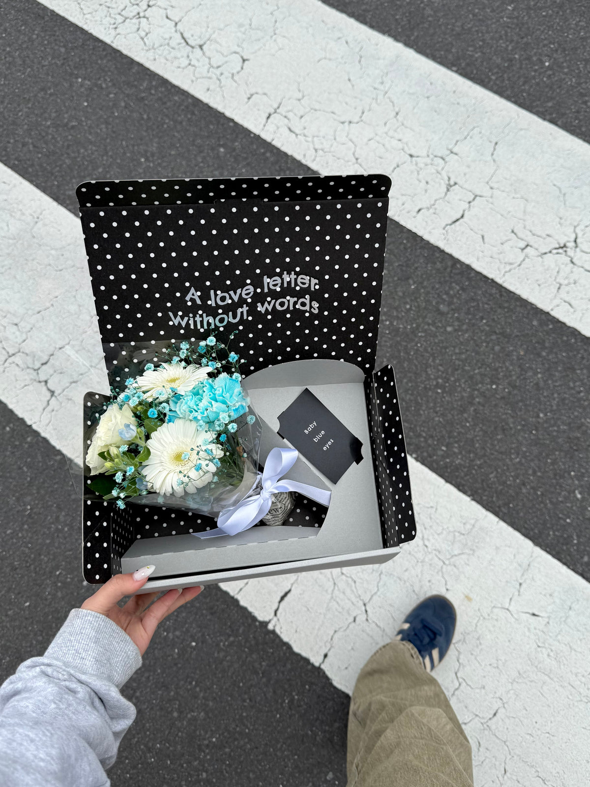 ⚫︎ドット⚫︎花束S