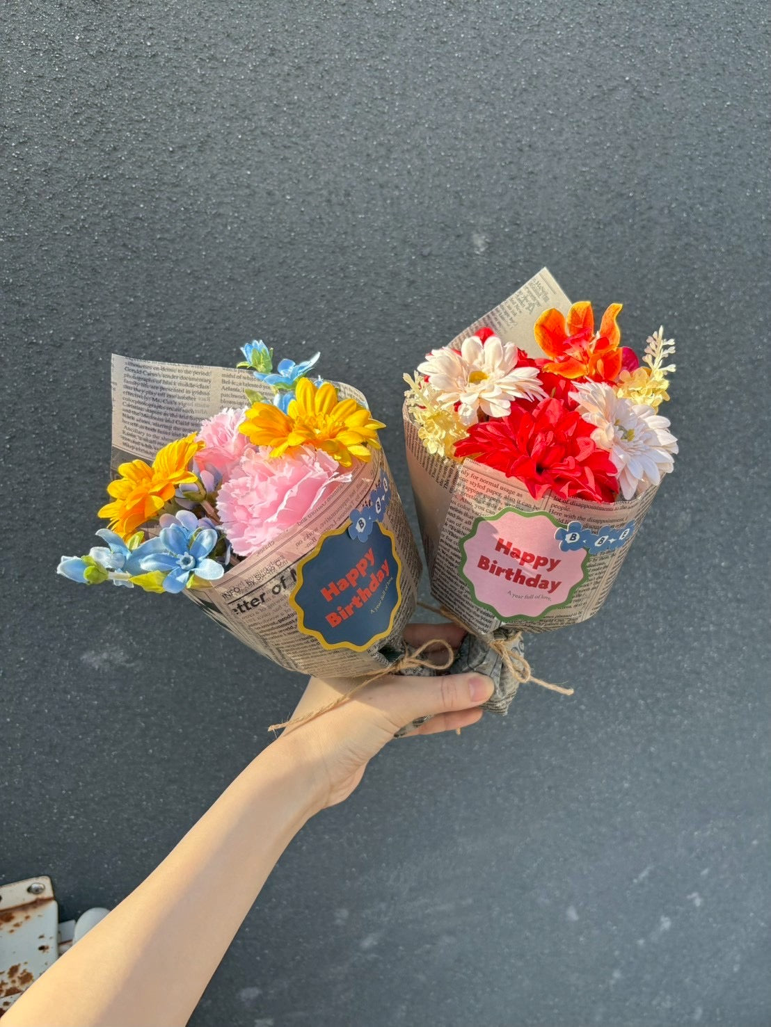 【造花】オーダーメイド花束S