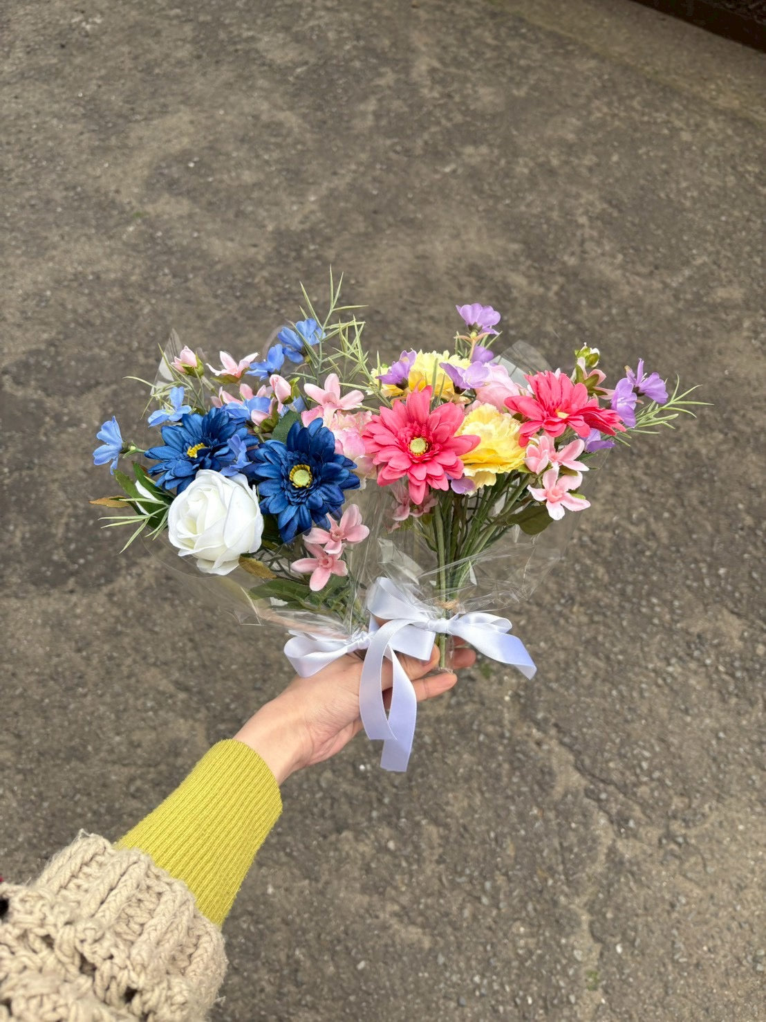 ⚫︎ドット⚫︎【造花】花束S