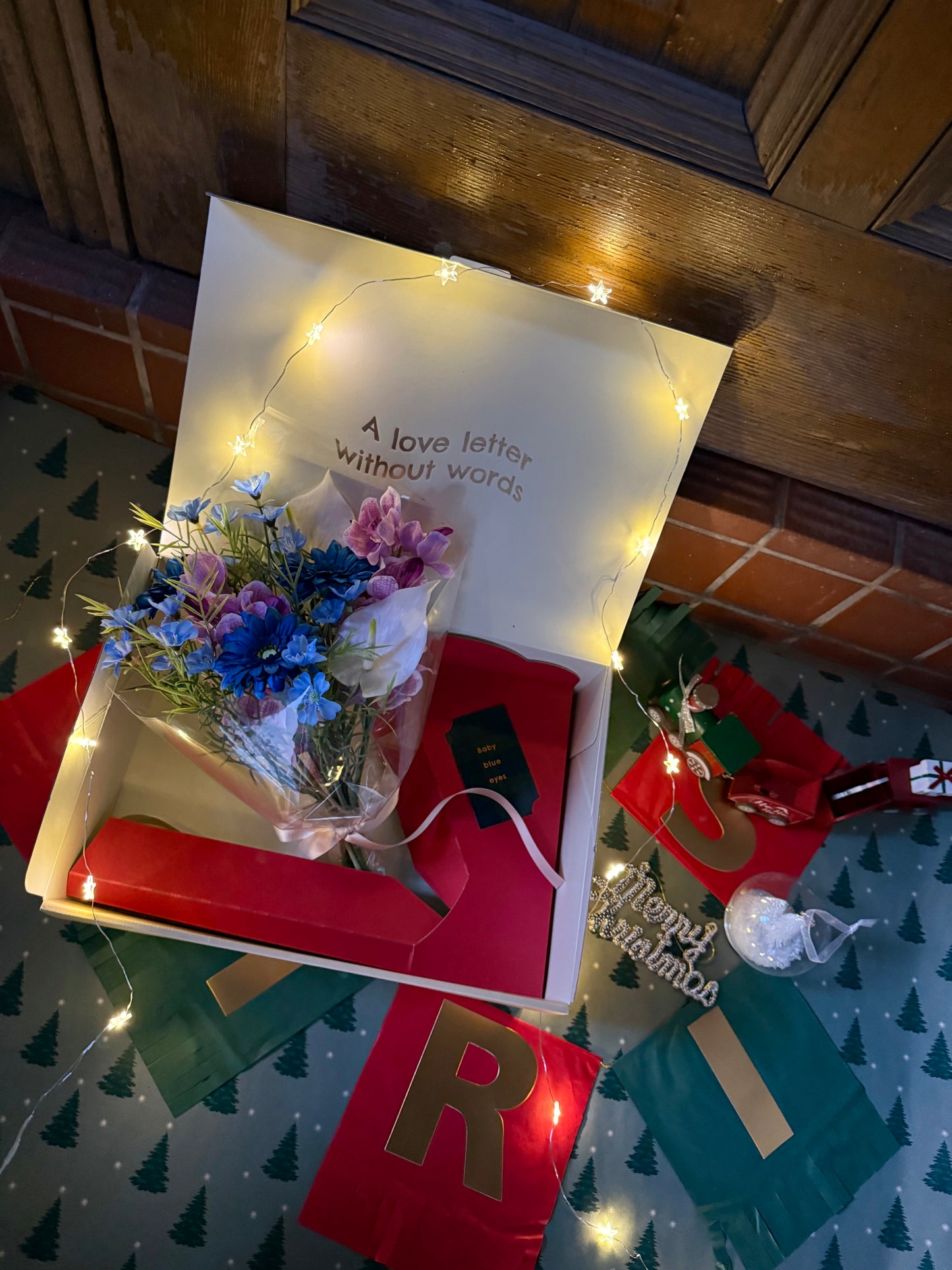 ★X'mas★【造花】花束L